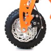 FYNDEX - Elscooter 800 W Dirt med lysen - SVART