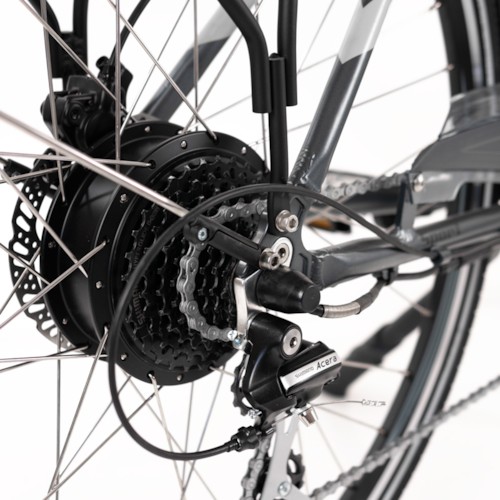 Elcykel EvoBike SPORT-8 500W 2019 - Svart-vit, dam