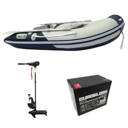 Båtpaket Seabird 300 1,2 mm + Trollingmotor L-36 12V inkl batteri