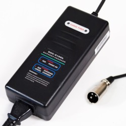 Laddare 36V lithiumbatteri, 3-stifts XLR till elcykel