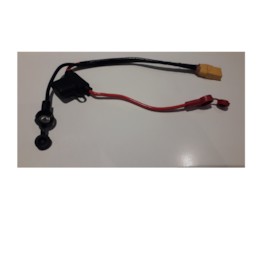 Säkringshållare med kabel, flatstiftsäkring XT90 / Skruvpoler
