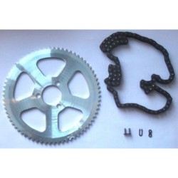 Drevsats 80T till elmotor kit 500W/800W