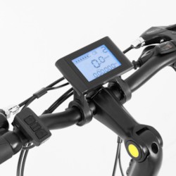 LCD Display till EvoBike 250W 2017-2018 6-pin svart kontakt