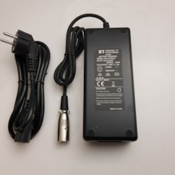 Laddare 48V lithiumbatteri, 3-stifts XLR till elcykel